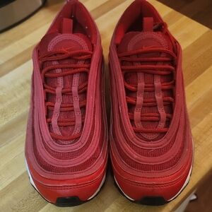 Nike Air Max 97's Red Sneakers